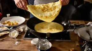 Crêpes : le secret du verre et la règle 1-2-2-2 qui garantit une pâte parfaite