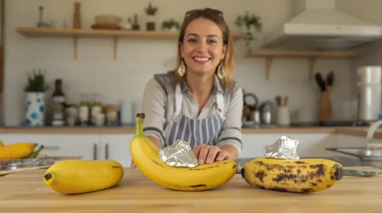 « Elles ne noircissent plus » : mon astuce toute simple pour garder vos bananes bien fraîches très longtemps « Elles ne noircissent plus » : mon astuce toute simple pour garder vos bananes bien fraîches très longtemps