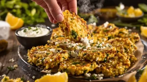 Je les prépare à chaque apéro : ces beignets de courgettes à la grecque sont croustillants et parfumés