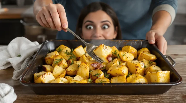 Accueil Pommes de terre au four : j’utilise cette astuce simple pour les rendre croustillantes à tous les coups