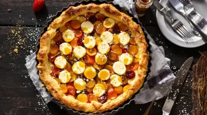 Sans œufs mais ultra fondante : cette tarte poireaux, chèvre et miel est vraiment parfaite