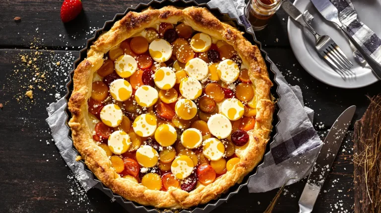 Sans œufs mais ultra fondante : cette tarte poireaux, chèvre et miel est vraiment parfaite
