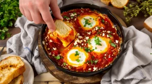 Accueil Œufs à la tomate au four : ma recette de placard devient un dîner de mars très réconfortant